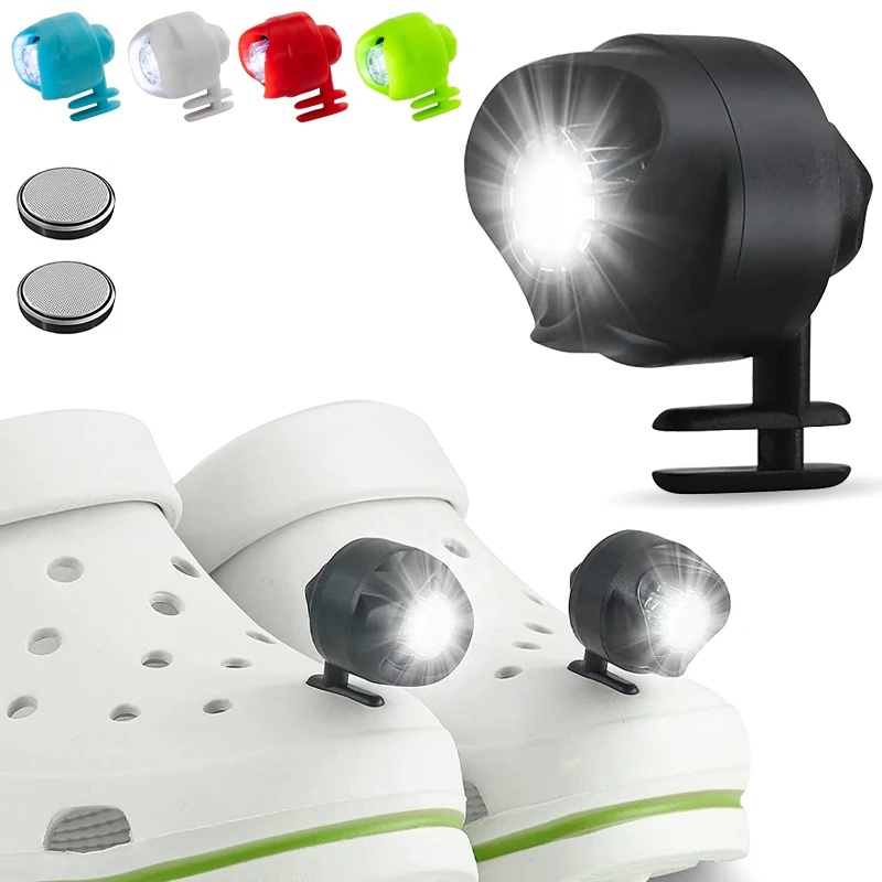 3model Lampu Sepatu Lubang LED/Lampu Kerja Outdoor Camping Untuk Dewasa Dan Anak/Senter Tahan Air Mini Portable/Alat Pencahayaan Hiking