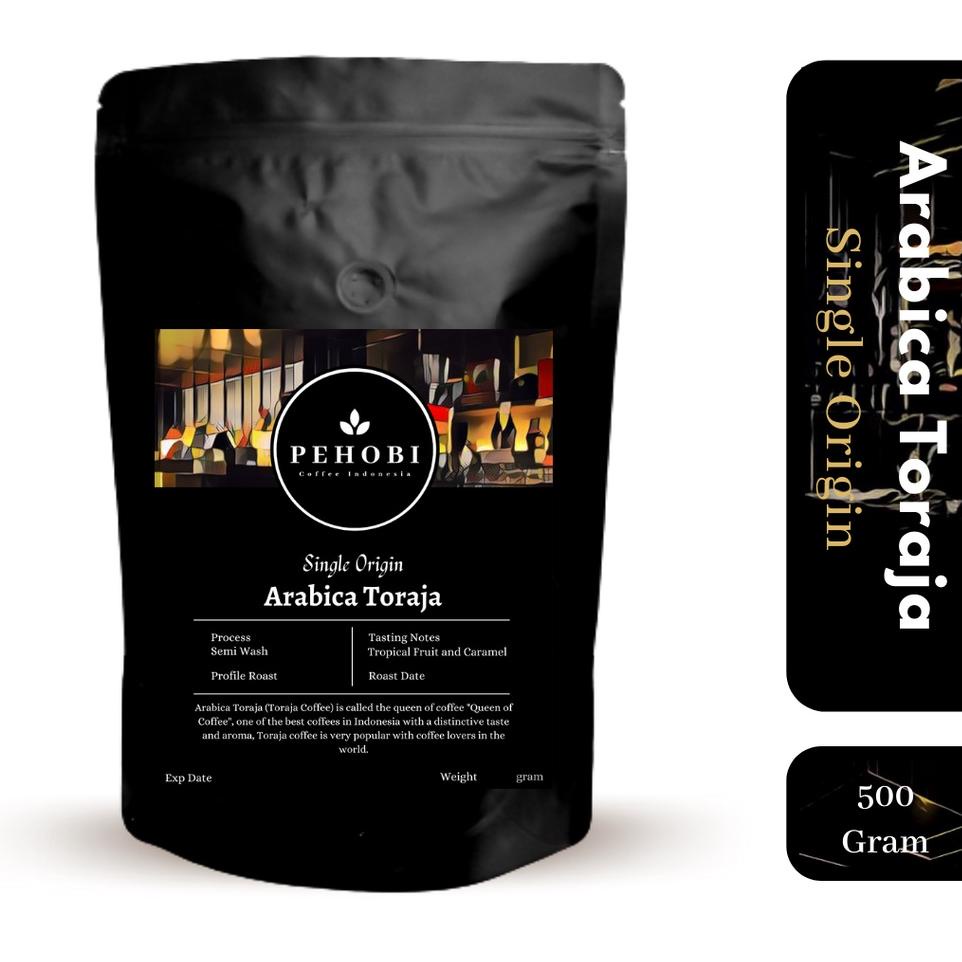 

℮ PEHOBI Kopi Arabica Toraja 500 gram ▼