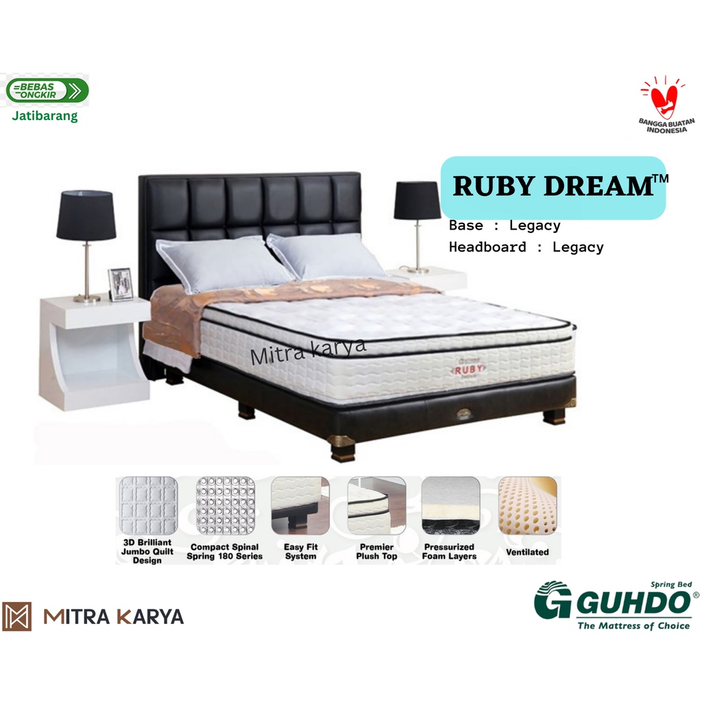 Guhdo Springbed Latex Ruby Dream / Kasur Mattress Latex