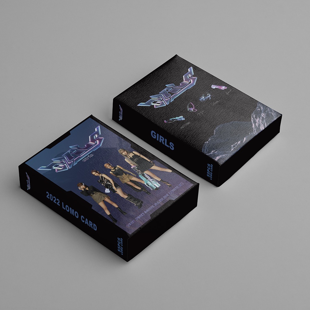 54-55pcs/box AESPA Album SAVAGE GIRLS Photocards NINGNING KARINA GISELLE Musim Dingin Lomo Kartu Kpop Postcards