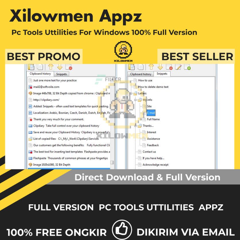 [Full Version] Clipdiary Pro PC Tools Software Utilities Lifetime Win OS