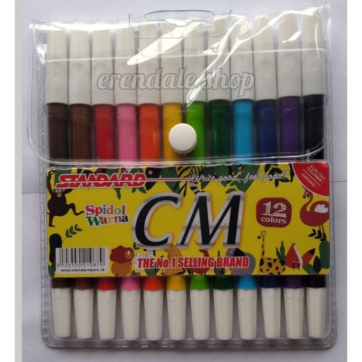 

Spidol 12 warna - CM standart