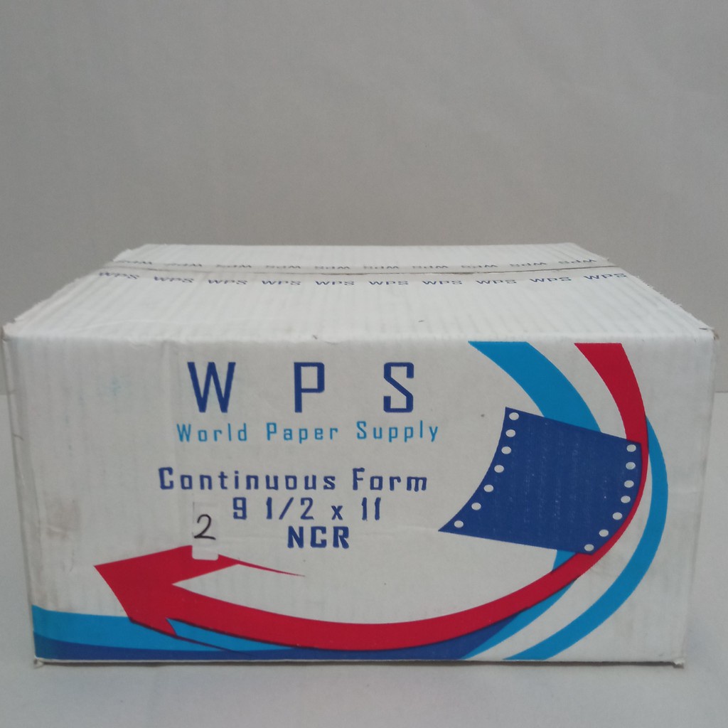 

WPS Continuous Form K2 NCR [ K2 WPS ] 9-1/2 X 11