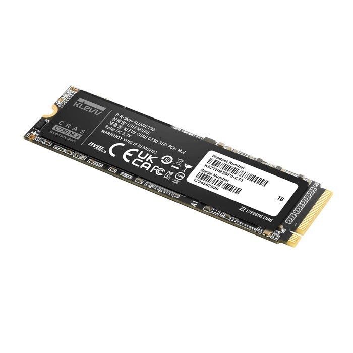 KLEVV SSD CRAS C730 1TB M.2 2280 NVMe PCle Gen3 x4