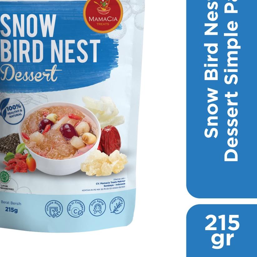 

☞ Mamacia Treats Paket Snow Bird Nest Dessert Simple Pack (Teman Setia Peach Gum) ♥