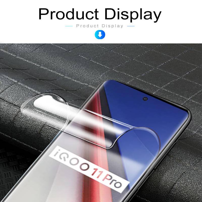 4pcs Pelindung Layar Film Hydrogel Untuk vivo iQOO 11Pro Screen Protector For iQOO 11Pro Bukan Tempered glass