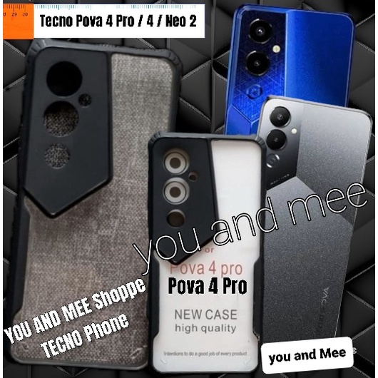 ORI ! Fuze IPACKY X.U.N.D TECNO Phone POVA 4 Pro/ Pova 4 /Neo 2/ Spark 5-Pro 6 GO 7 7-NFC 8C Softcase Plus Black-Hitam/Gelap Crack Armor Airbag Anti Fall/Hardcase Transparant-Transparent-Transparan Bening Clear CASING-Soft Case Samping/ipaky Hard Lite TPU