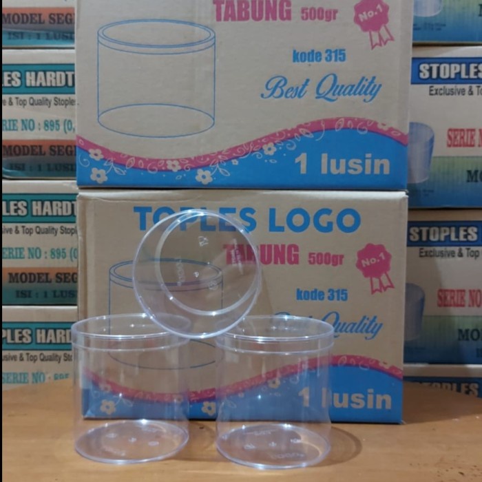 TOPLES KUE KERING PLASTIK LOGO 315 / TABUNG - 500 GR