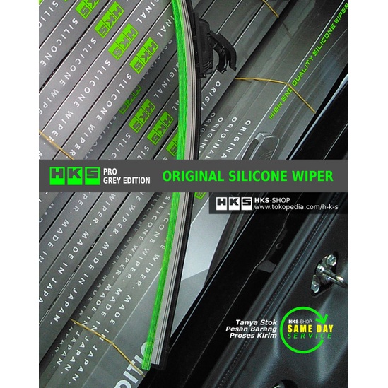 Terlaris Hks Pro Silicone Wiper / Wiper Silikon (Sepasang)