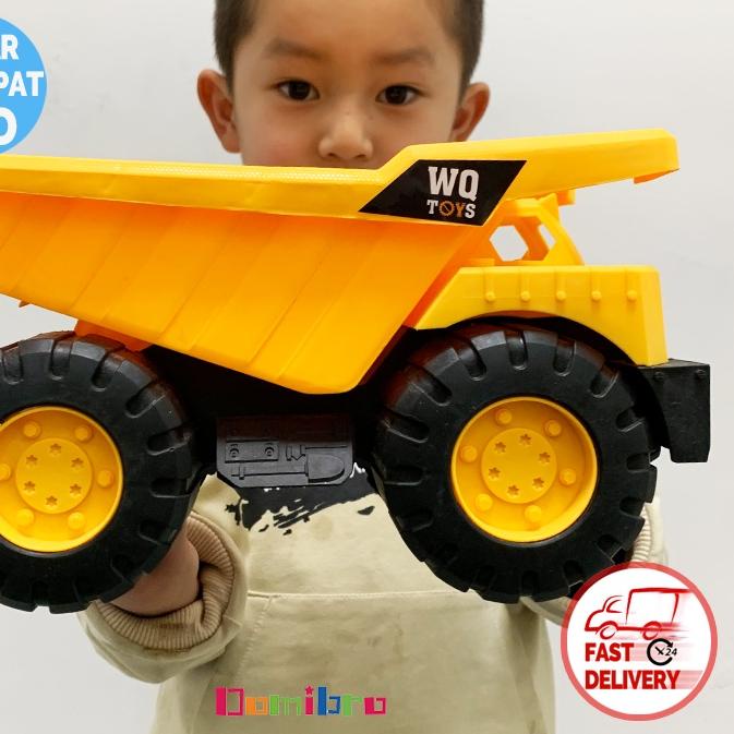 ♟ [COD] Mainan Truk Besar Truk Pasir Mainan Mobil Konstruksi Mainan Untuk Anak Laki-Laki ➶