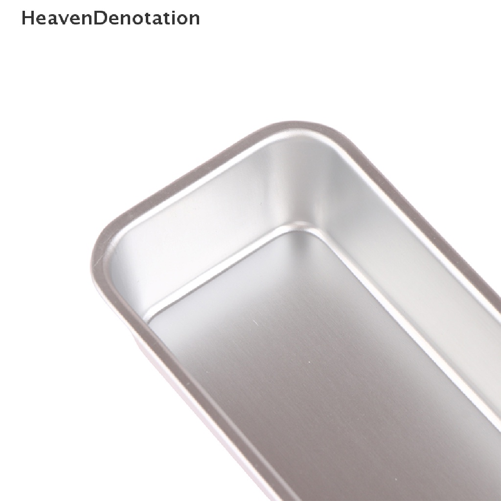 [HeavenDenotation] 1pc Aluminium Alloy Loyang Roti Persegi Panjang Baking Kue Cetakan Pastry Baking Pan HDV