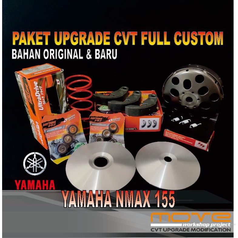 paket upgrade cvt yamaha nmax 155, mangkok kopling nmax 155