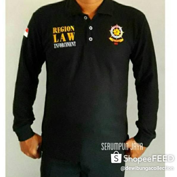 ✫ KAOS SATPOL PP LENGAN PANJANG - KAOS KERAH SATPOL PP LENGAN PANJANG - POLO SATPOL PP HITAM ←