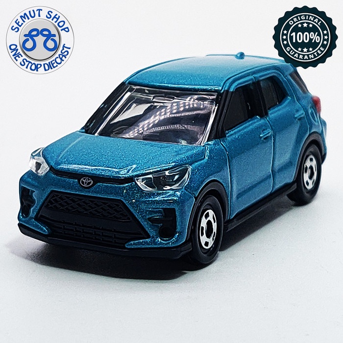 Diecast Tomica Reguler No 8 Toyota Raize Blue Miniatur Mobil Toyota Raize