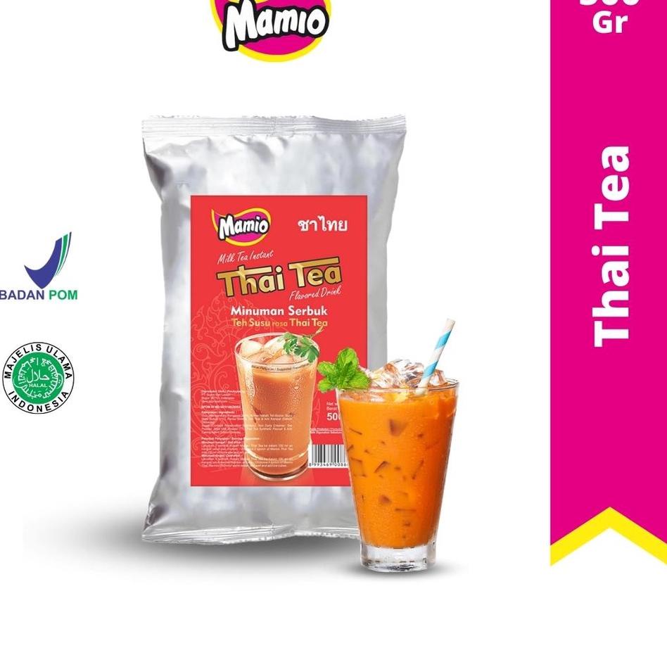 

۝ Mamio Thai Tea Kemasan 500Gr ➶