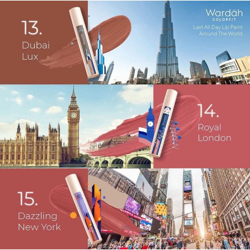 MFI - Wardah Colorfit Last All Day Lip Paint Series