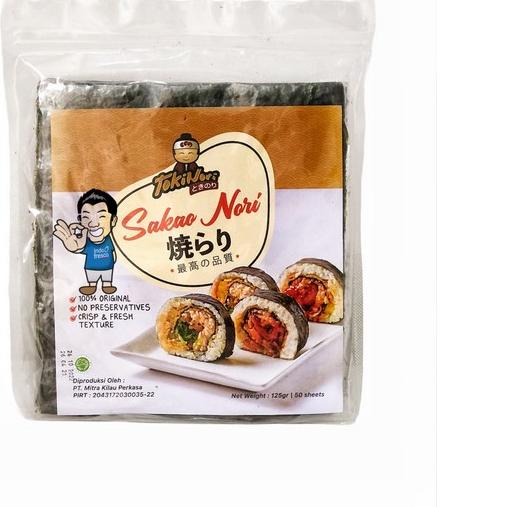 

➥ Sakao Yaki Sushi Nori- Roasted Seaweed- Rumput Laut 50 lembar ☋