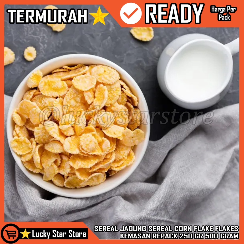 

CORN FLAKES FLAKE SEREAL CURAH CORNFLAKES IMPORT KEMASAN 500G 250GRAM SEREAL CORN FLAKE CURAH REPACK 250GR - SEREAL JAGUNG SEREAL CORN FLAKE FLAKES KILOAN CURAH IMPORT 500 GRAM CORN FLAKE 500G &250G FLAKES CORNFLAKES KILOAN DIJAMIN CRISPY CORN FLAKES