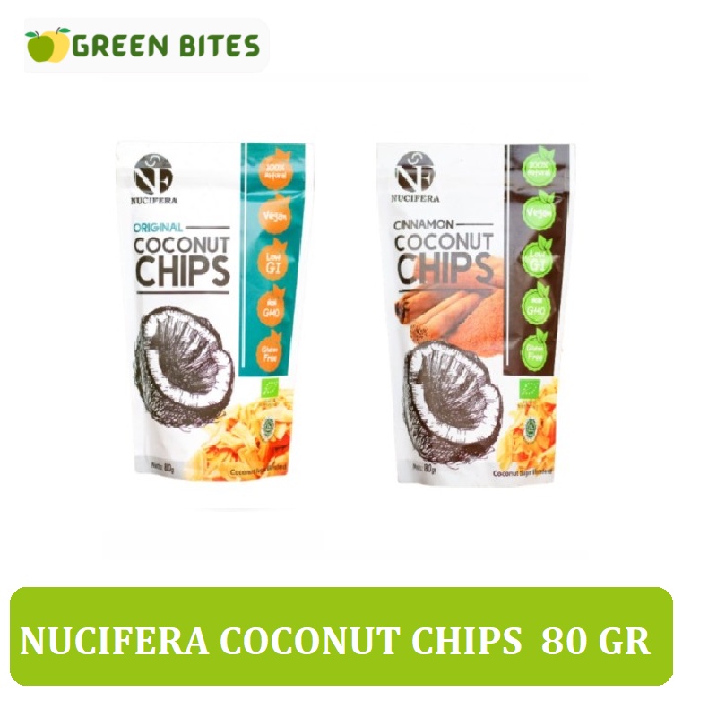 

Nucifera Organic Coconut Chip Keripik Kelapa 80 gram