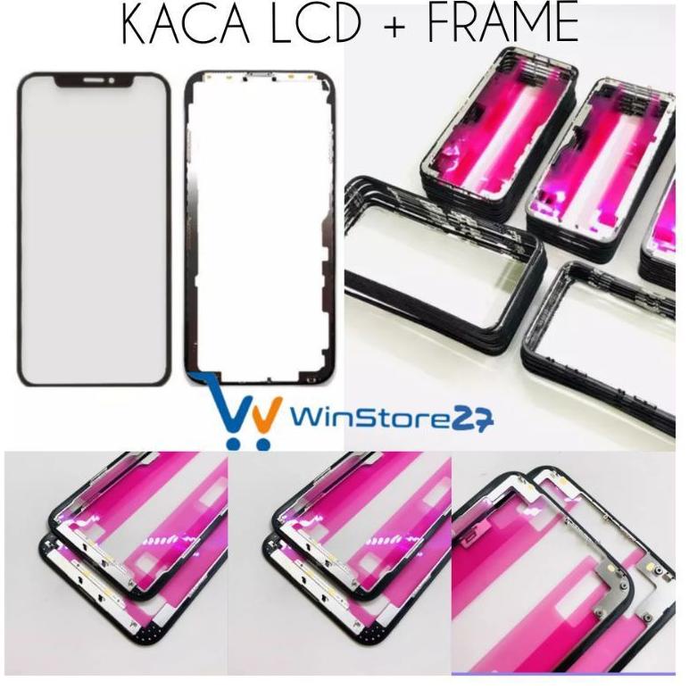 

zqt60 KACA LCD KACA DEPAN + FRAME + LEM OCA X XR XS XSMAX ,.,.,.,,