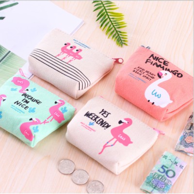 ⭐️𝐈𝐇𝐒 𝟎𝟐𝟑 𝐋𝐚𝐦𝐩𝐮𝐧𝐠⭐️Dompet Koin Wanita Pouch Mini Flamingo Coin Purse