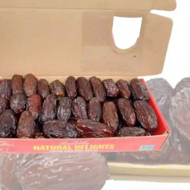 

✦ Kurma Medjol Dates California 500gr KEMASAN DUS / Natural Delight Jumbo / kurma medjool 500g murah / kurma murah ☟