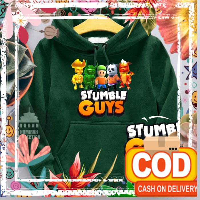 Jaket Sweater Hoodie Anak Laki Laki Terbaru/Hoodie Anak Laki Laki STUMBLE GUYS SKIN SPESIAL Umur 2 3
