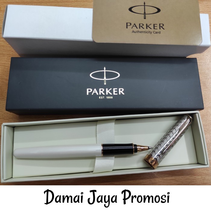 

Pulpen Parker Sonnet 11 Metal & Pearl Chrome Trim 5Th Mode RollerBall