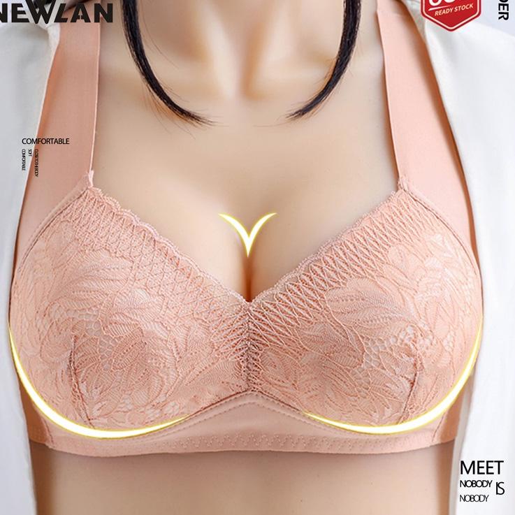 ◊ Newlan Wx011 Bra Jumbo Luxury BH Cup C Pengencang Payudara ✱