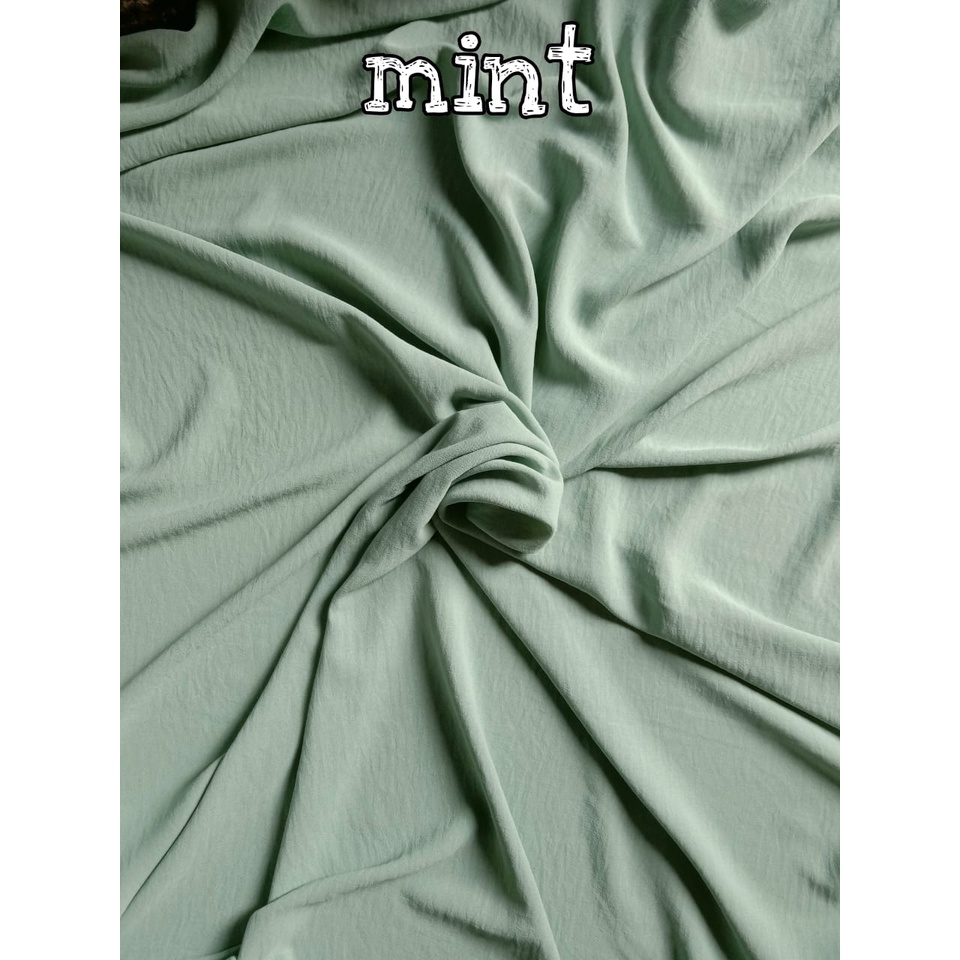 [CRINKLE POLOS] 1/2 Meter Kain Crinkle Airflow Premium Grade A