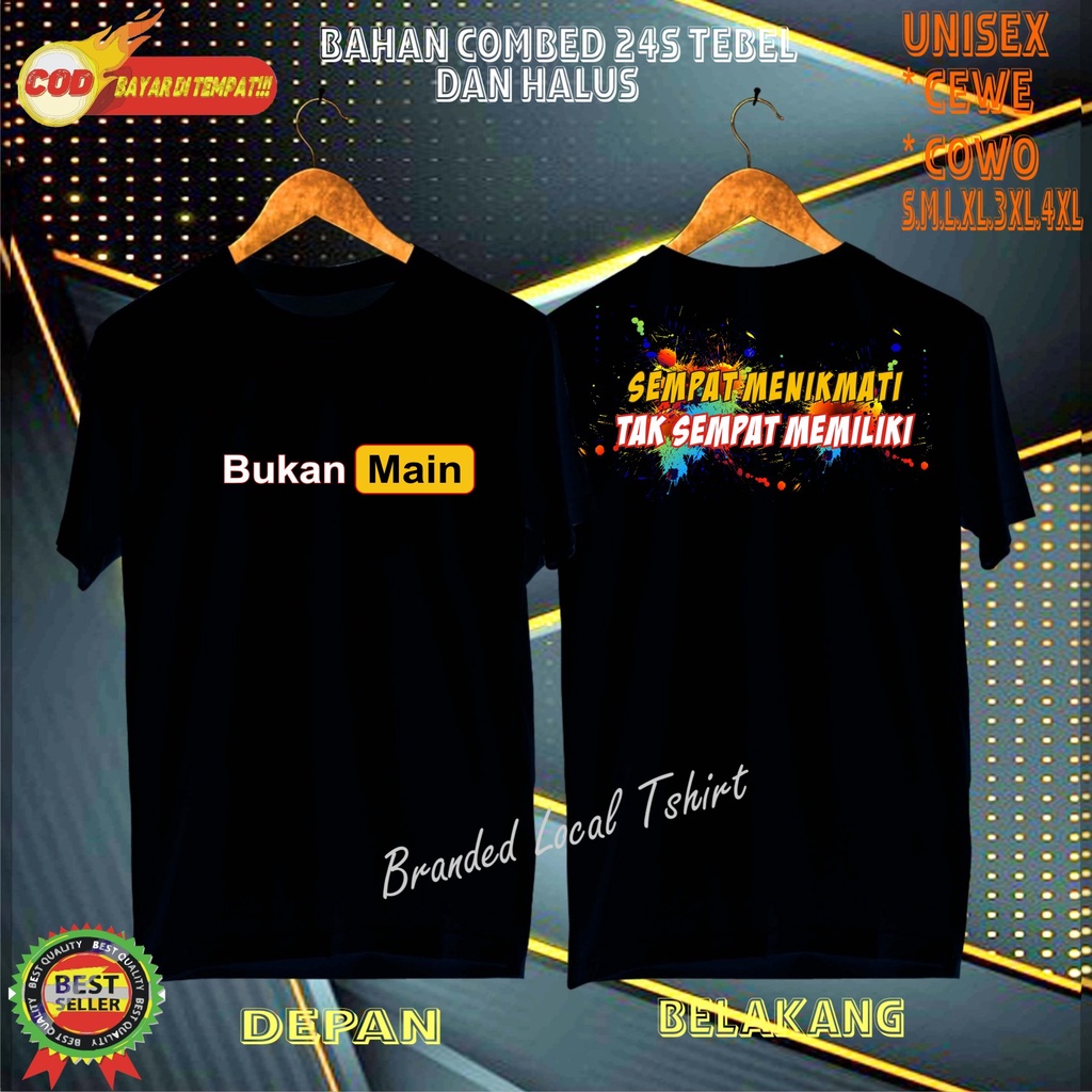 APPS Promo Diskon Kaos DB DTF SMPAT MENIKMATI Kaos Terlaris Kualitas Terjamin/Kaos Murah /Pakaian Pria pakaian Wanita/Kaos Distro Pria Kaos Promo/Best Seller