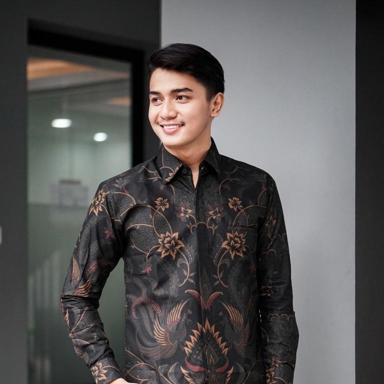 Stok Terbaru Laskala Batik Premium Slimfit Haikal Hitam KA306