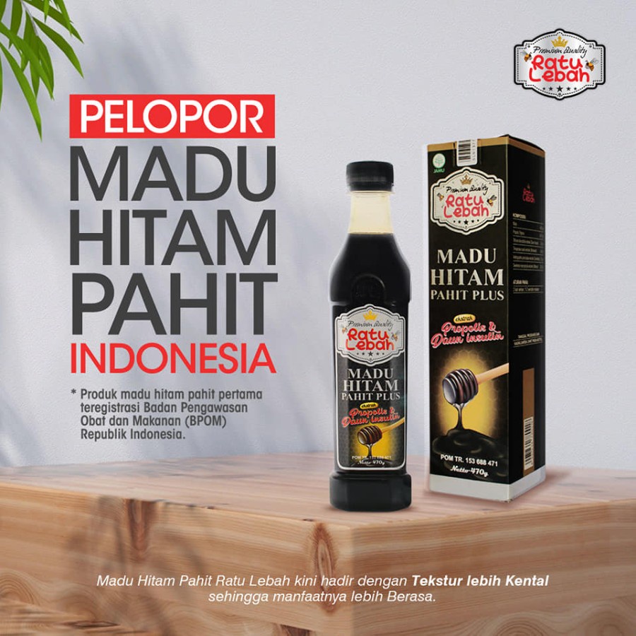 Madu Hitam Propolis Ratu Lebah ... original