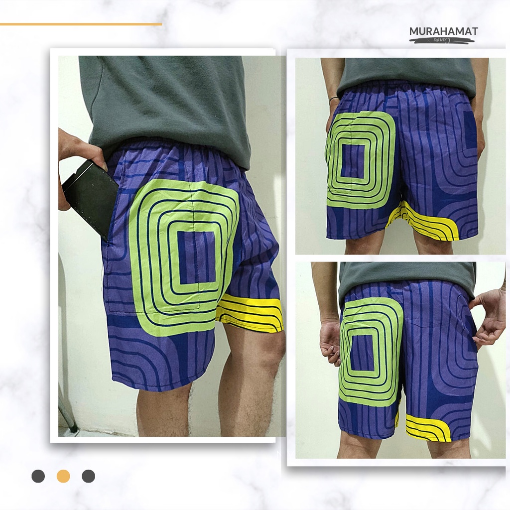 [50k Dapat 5 Pcs] Celana Pendek Kolor Boxer Pria Wanita Dewasa Anak Laki Laki Harian Santai Jumbo