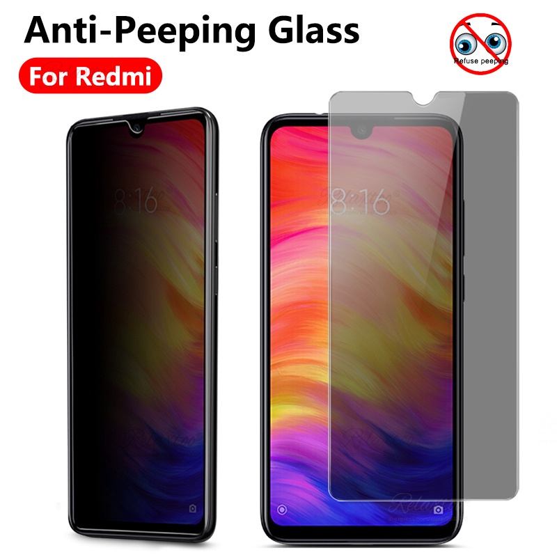 Untuk Xiaomi Redmi note8 Pro Privasi Anti Spy Tempered Glass, Pelindung Layar Anti Mengintip, note8 Pro Privasi Kaca/Hot Sale