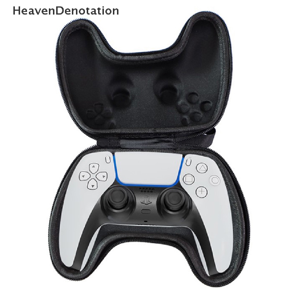 [HeavenDenotation] Ps5 Tas Kontroler EVA shockproof Portabel Tahan Air shockproof Untuk Play Station 5peralatan Penyimpanan Ritsleting Pelindung Case Bagian HDV