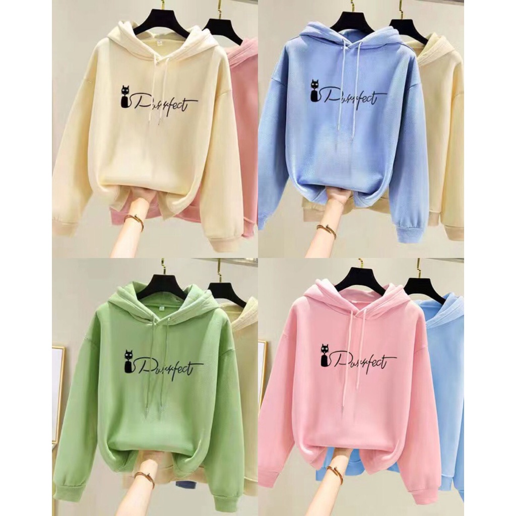 Sweater Hoodie Cat /  Hoodie Cewek Cowok