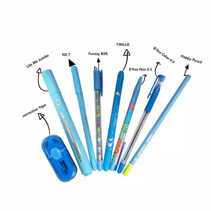 

Terlaris ✨ -STANDARD PAKET PENSIL CASE - SERIES (COOLEST BLUE)- 2.2.23