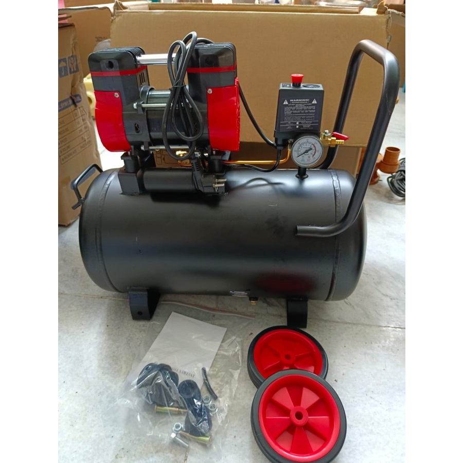 Compressor Oilless Kompresor Angin 40 Liter 1.3Hp Listrik Silent