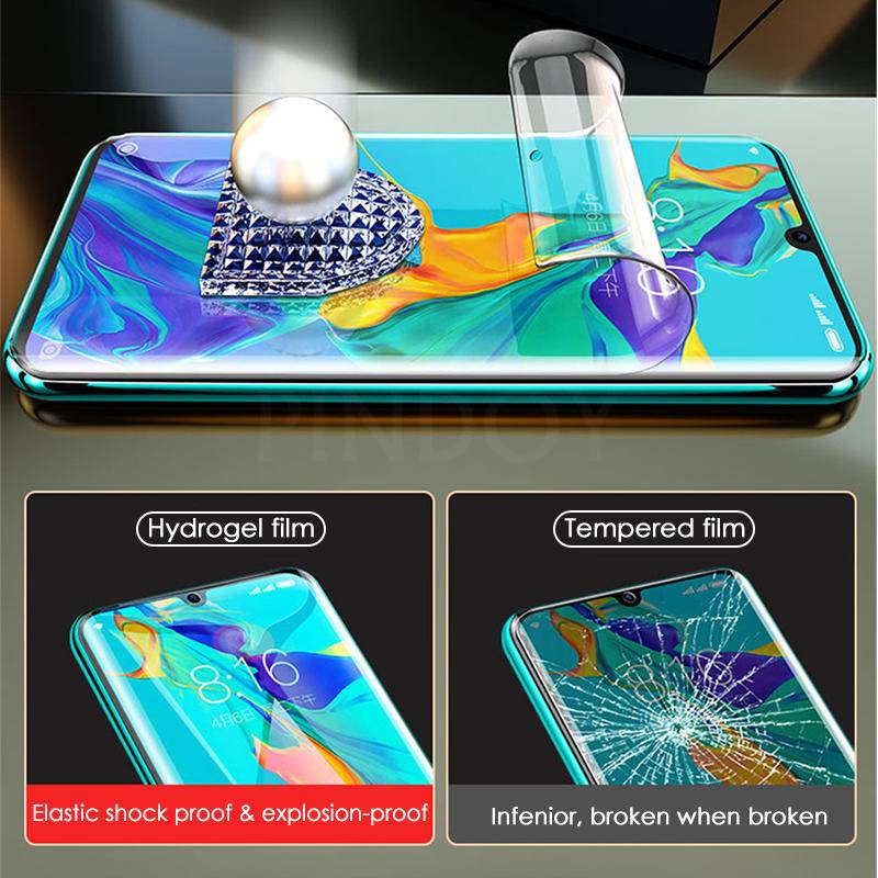 3pcs Untuk Huawei Mate50 40 30 20x10 Pro Lite 5G Hydrogel Film Full Screen Protector Film Case Untuk Huawei P50 P40 P30 Pro Plus Lite E