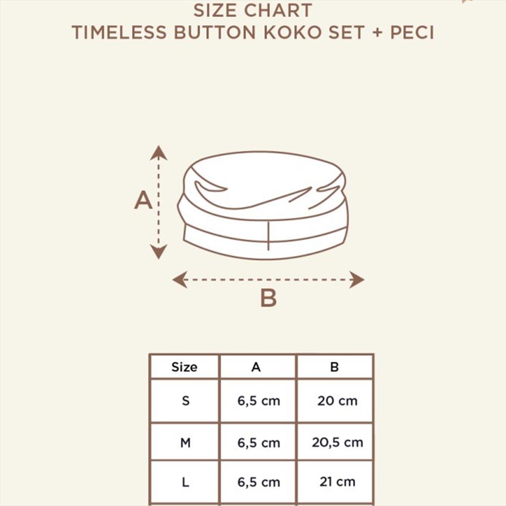 Tan Oak Little Palmerhaus Timeless Button Koko Baju Koko Anak