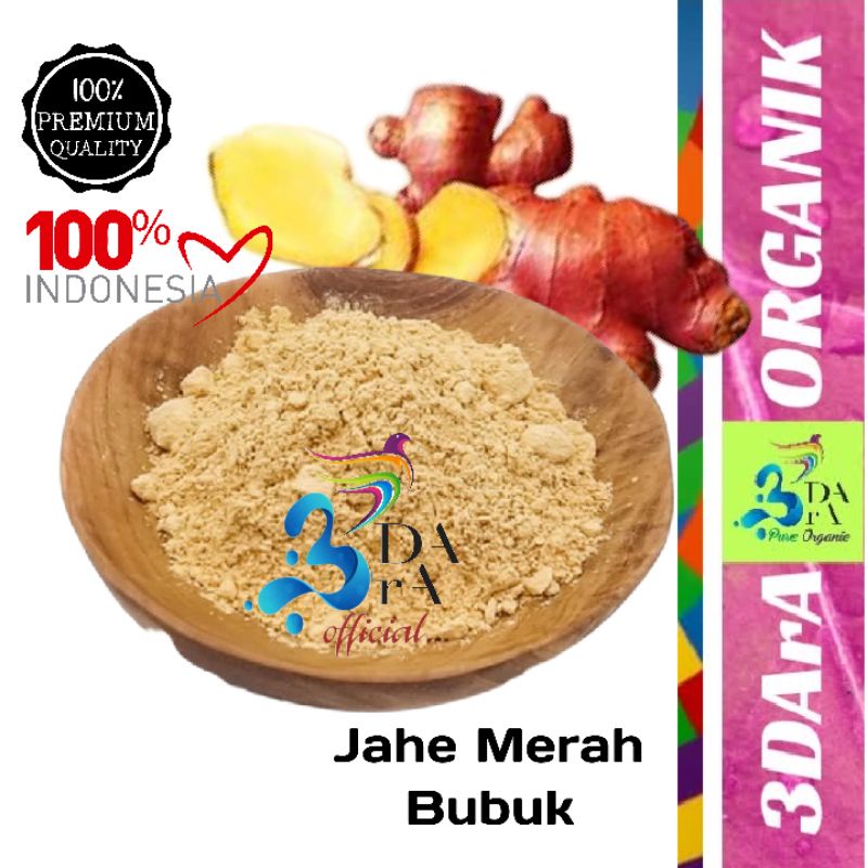 

Bubuk Jahe Merah 1kg Premium Murni Tanpa Campuran