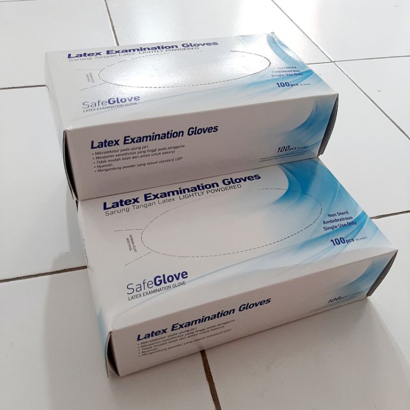 SARUNG TANGAN LATEX LABORATORIUM (SATUAN)