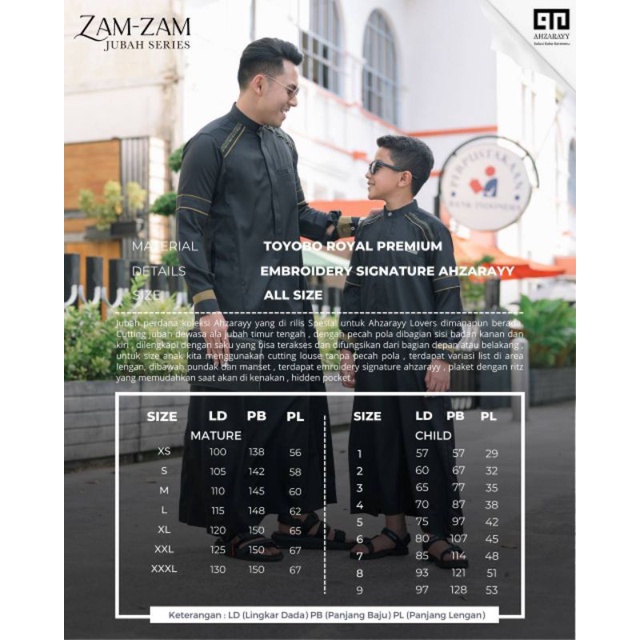 Jubah Zam Zam by Ahzarayy