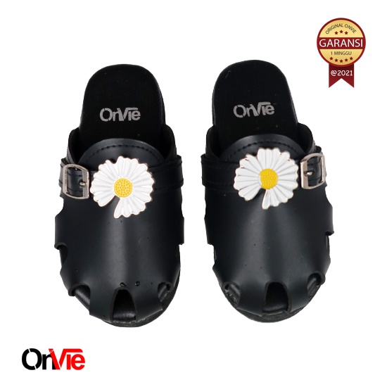 Sandal Casual Anak Perempuan daisy Sandal Kulit Anak Sandal Kulit Selop Bunga Krisan