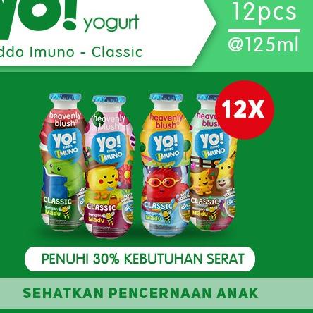 

✦ Yogurt Heavenly Blush YO Kiddo Imuno Classic 12 x 125 ml ➧