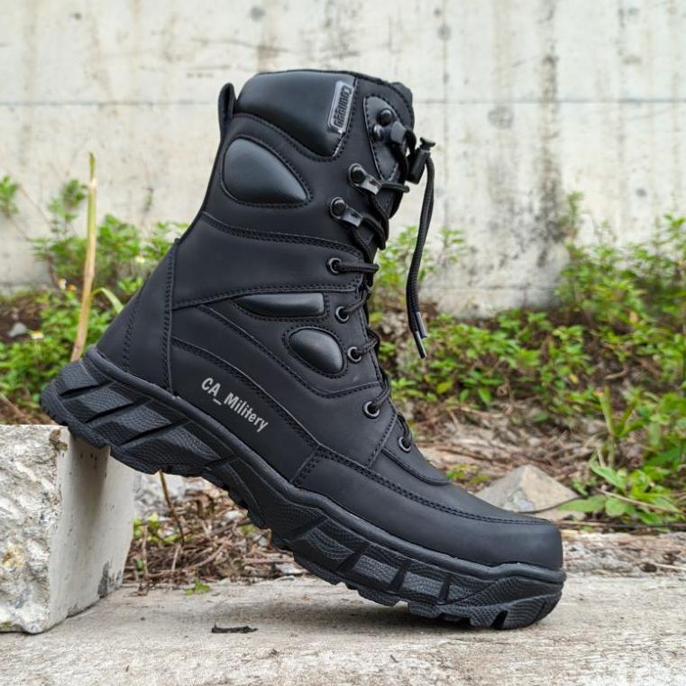 PALING LARIS SEPATU PDL SATPAM TNI AU AD AL POLRI SECURITY TERBARU 2022 SAFETY B00TS UJUNG BESI