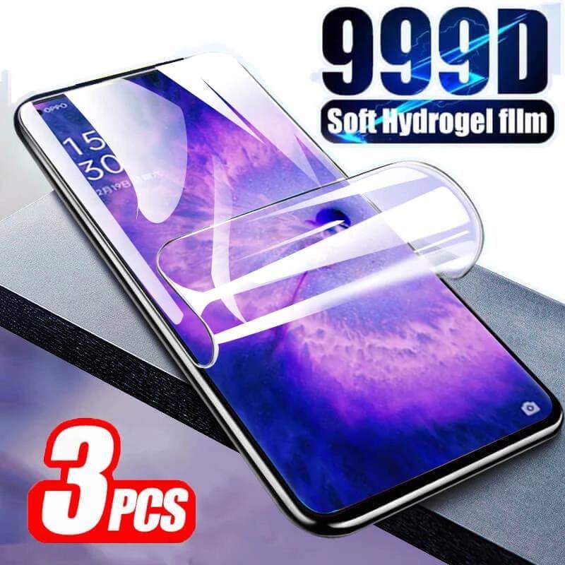 3pcs Hydrogel Film Untuk OPPO Find X5 X3 X2 Pro Lite Neo Pelindung Layar Untuk OPPO R17 Pro F19 F21 F21S Pro Plus Film Pelindung Bukan Kaca