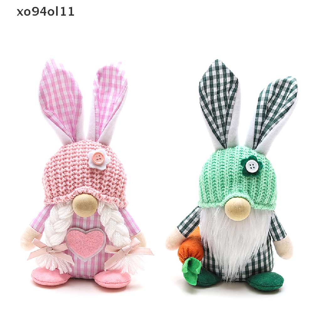 Xo 2023boneka Kelinci Gnome Tanpa Wajah Paskah Handmade Reusable Home Decoration OL