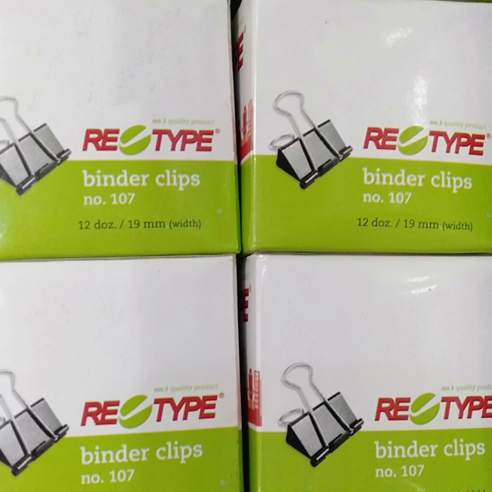 

Terlaris Binder Clip 107 Retype